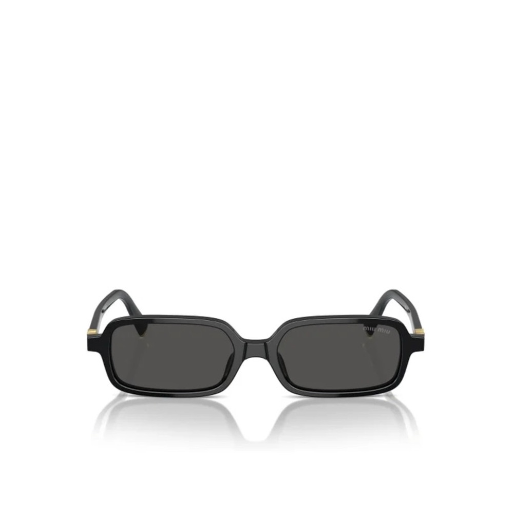 NWT Miu Miu Black Rectangular Sunglasses